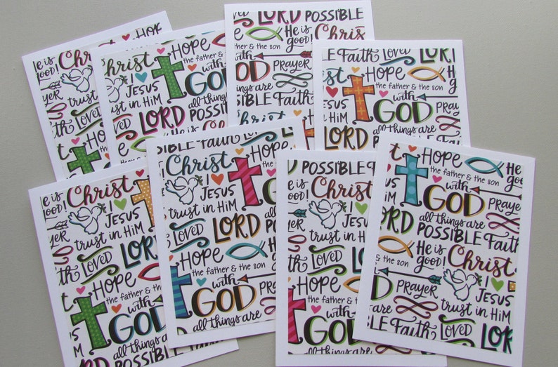 Note Cards 8 Christian Note Cards Religious Card Sets Blank Etsy Note cards 8 christian note cards religious card sets blank etsy
