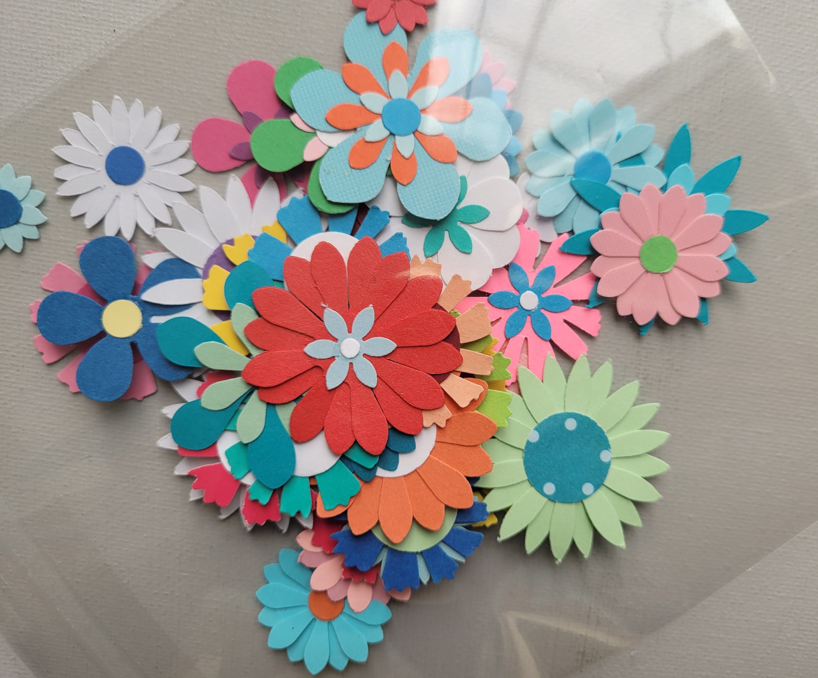 Paper Flower Die Cut At Genevieve Tarrant Blog