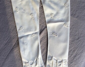 Hand stitched embroidered gloves