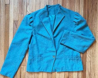 Paddle & Saddle Teal 70's Blazer