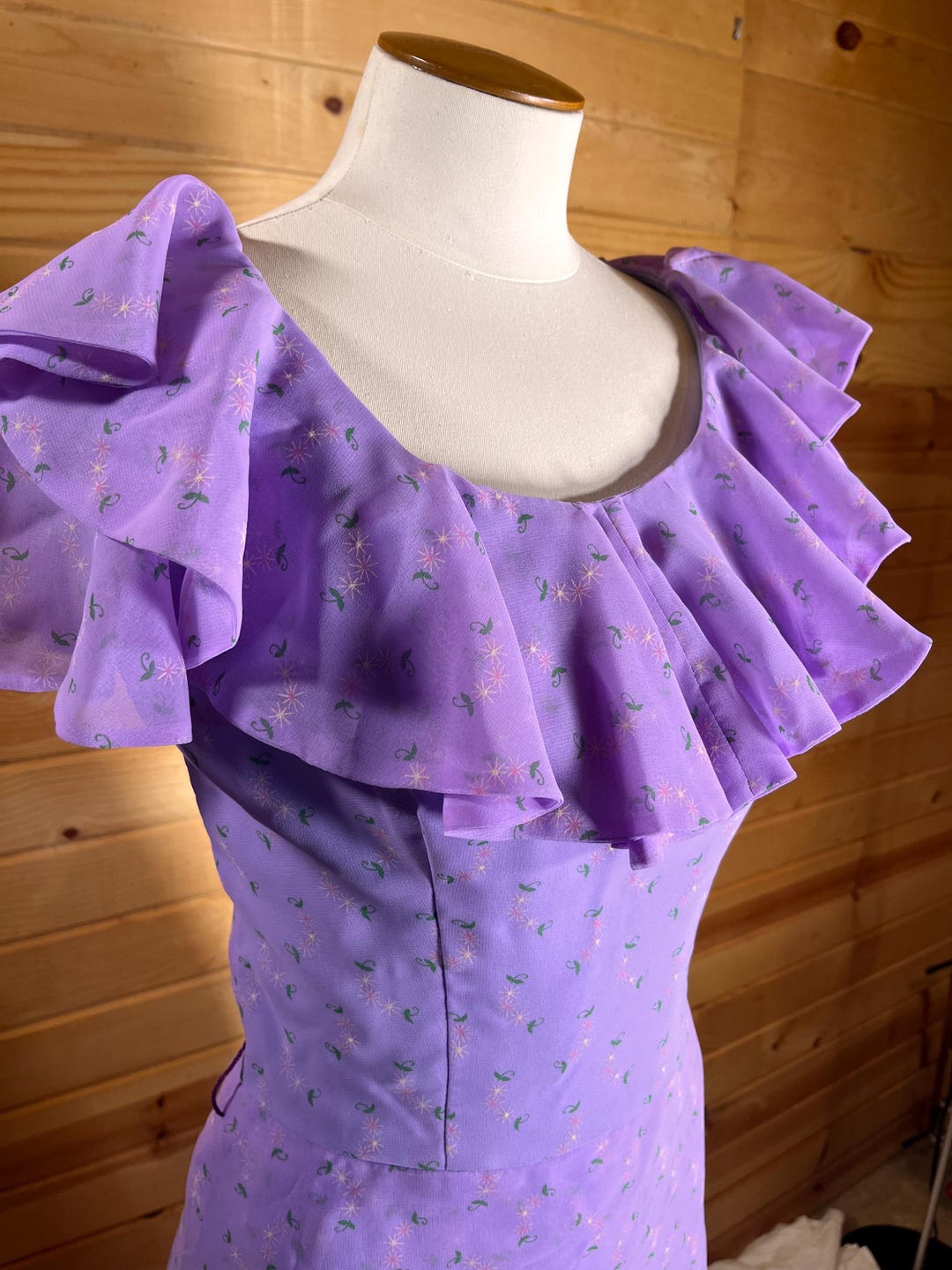 Vintage Ruffle Dress