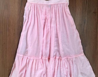 Vintage Le Sport Tomboy Seer Pink Skirt  70s/ 80s