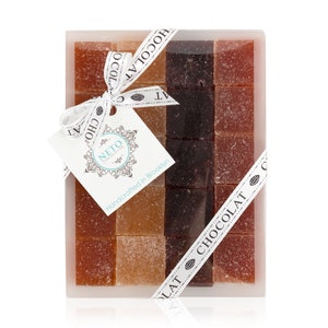 Pâte de Fruit Gift Box - Made with 100% Fruit - Vegan. Gluten Free. Kosher Parve Certified. Natural and Organic Ingredients