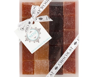 Pâte de Fruit Gift Box - Made with 100% Fruit - Vegan. Gluten Free. Kosher Parve Certified. Natural and Organic Ingredients