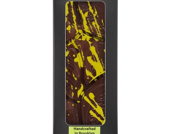 Artisan Vegan Chocolate Marzipan Bar - Gluten Free. Vegan. Kosher Parve Certified. Natural and Organic Ingredients