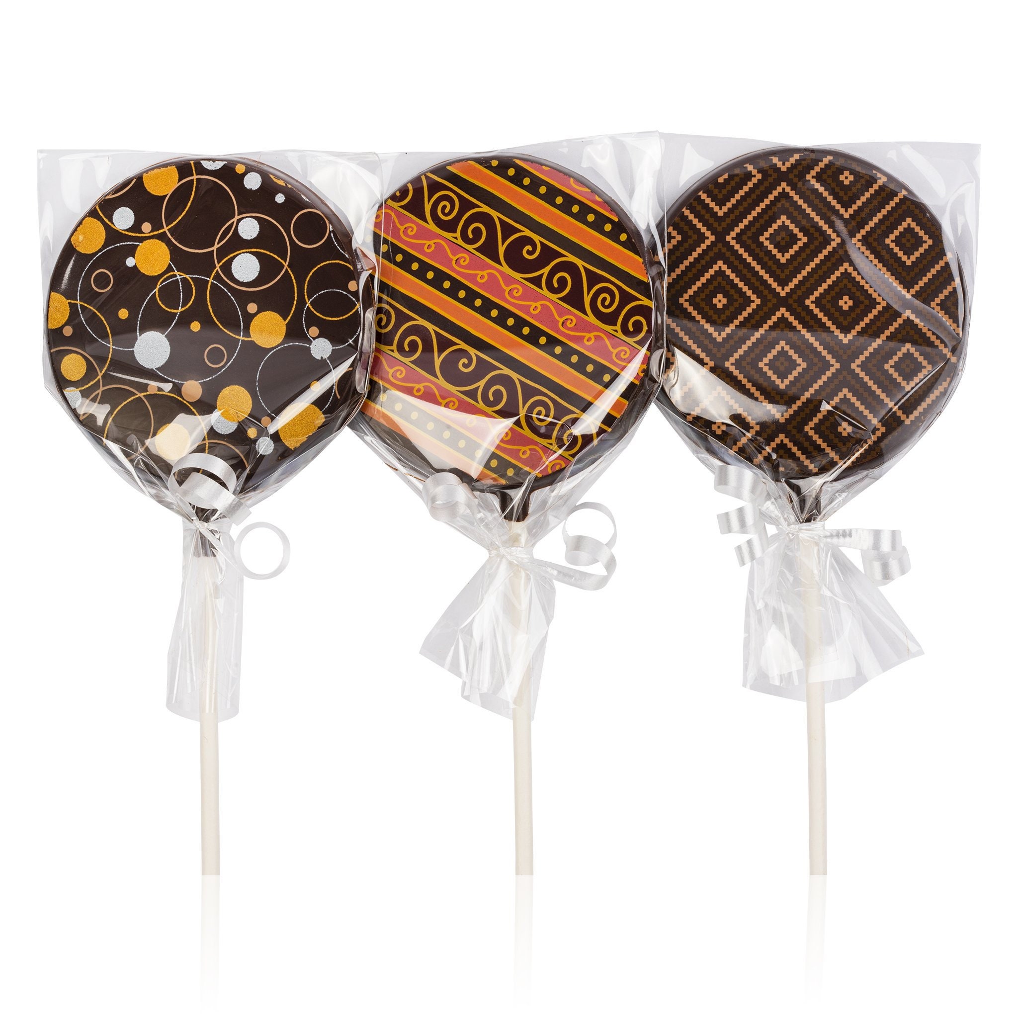 Schokoladen-Lutscher 3 Lollis Vegan, Nussfrei, Glutenfrei Koscher Parve ...