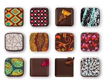 Your Choice of Flavor - 12 pieces. Handcrafted Vegan Truffles. Gluten Free. Kosher Parve Certified. Read Full Description.