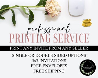 Professional Printing Service . Printing Services . Invitation Printing . Print My Invitations . Printed Invitations From Any Seller