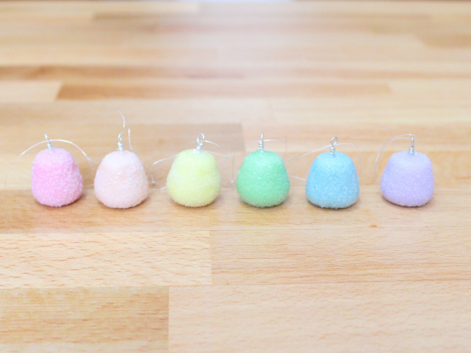 Pastel Rainbow Gumdrop Ornament Mini Ornament Spring Decor Etsy
