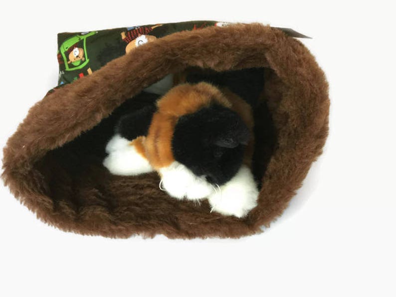 SSM Small Dog Bed Cuddle Bag Snuggle Sack for Guinea Pigs Cage Accessories Bearded Dragon Chihuahua Sack Chihuahua Burrow Bag