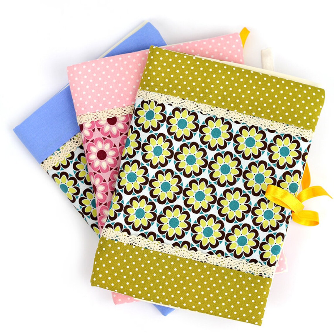 Sewing Pattern Textile Book Sleeve Etsy