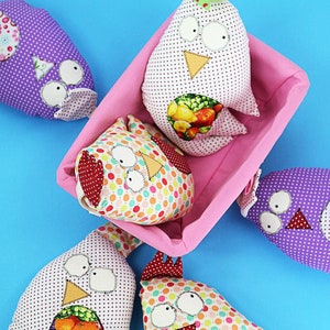 Patron de couture : Textile oiseau jouet