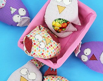 Sewing Pattern: Textile Toy Bird