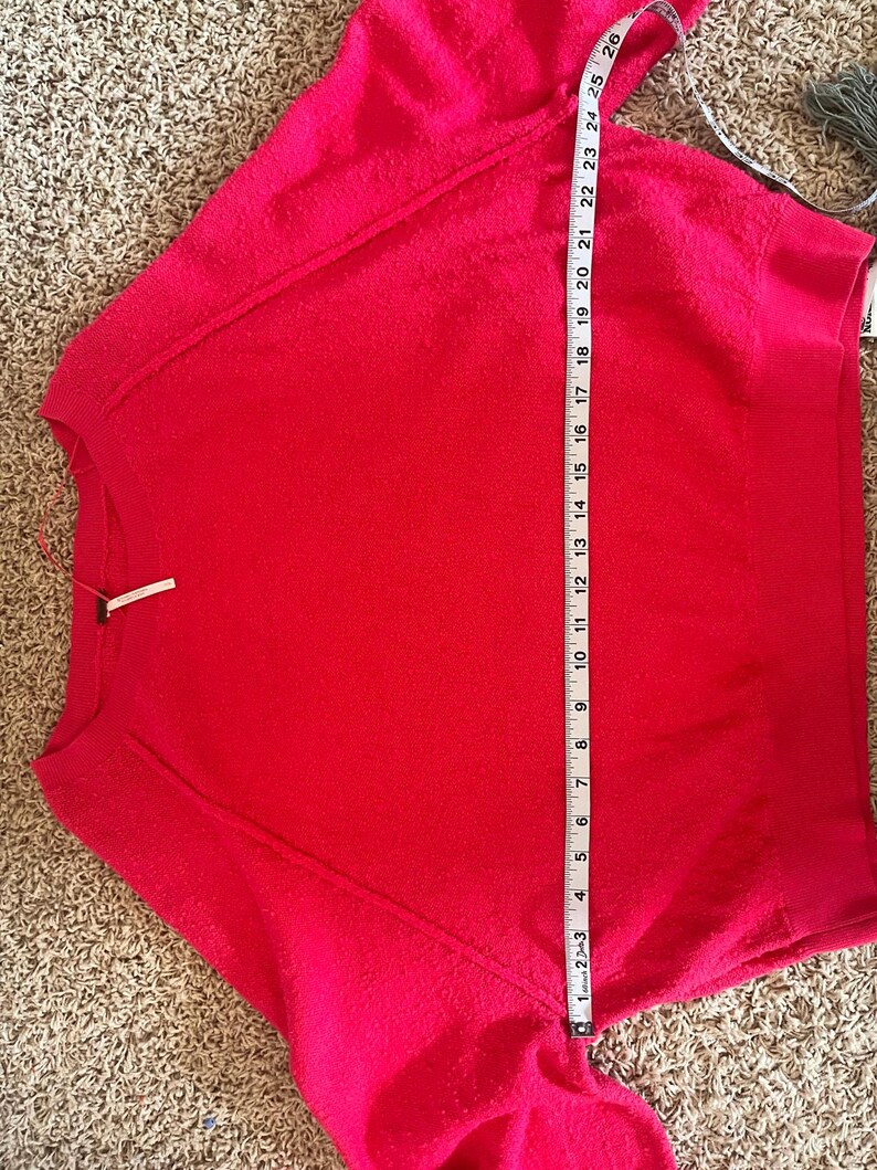 Free People Found My Friend Boulce Pullover Rock Candy Bright Pink - Size S image 7
