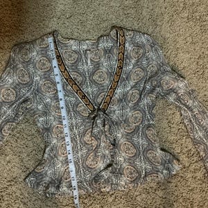 Free People Time of Your Life Top in Ivory - Size XS image 9
