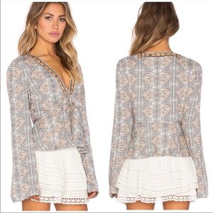 Free People Time of Your Life Top in Ivory - Size XS image 10