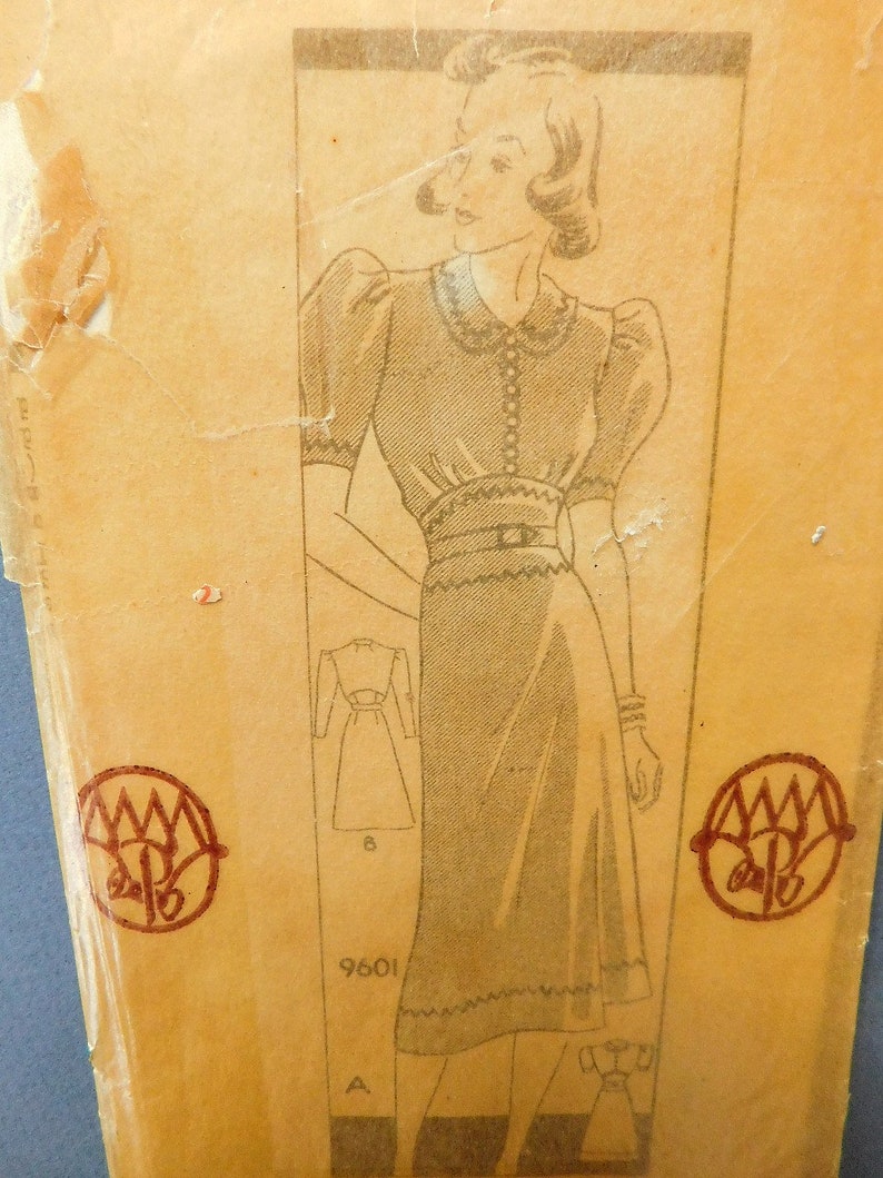 1930s Marian Martin Pattern 9601 - Etsy