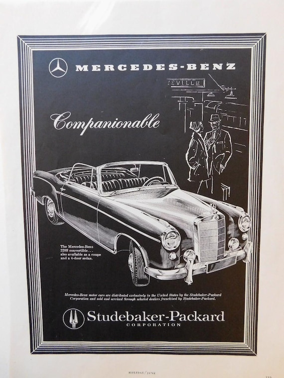 1957-58 メルセデスベンツ - Etsy 日本