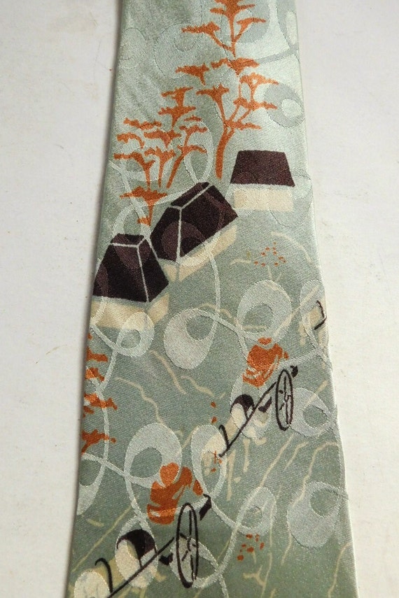 40's Asian Theme Tie