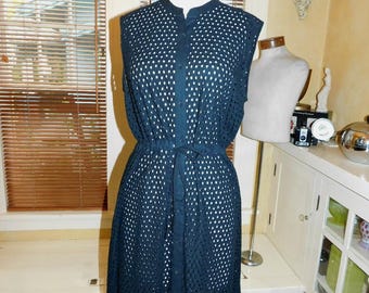 Black Eyelet Dress