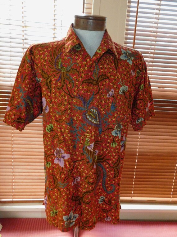 Tropical Print Shirt - image 1