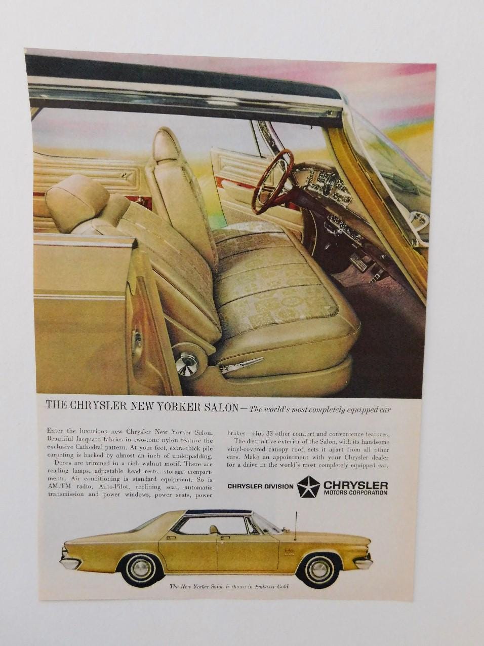 1964 Chrysler New Yorker - Etsy