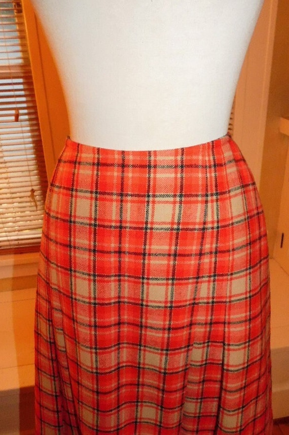 1960's Pendleton Skirt