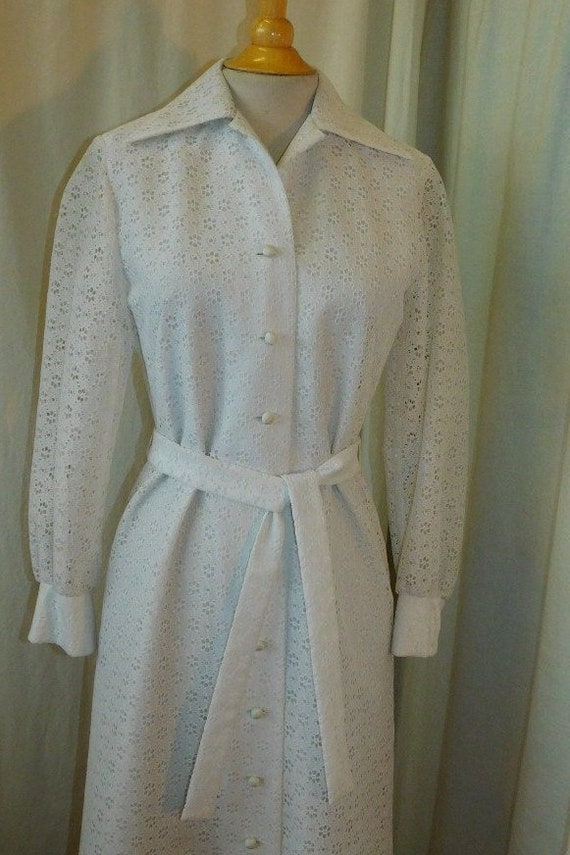 1960's Liberty House Eyelet Dress
