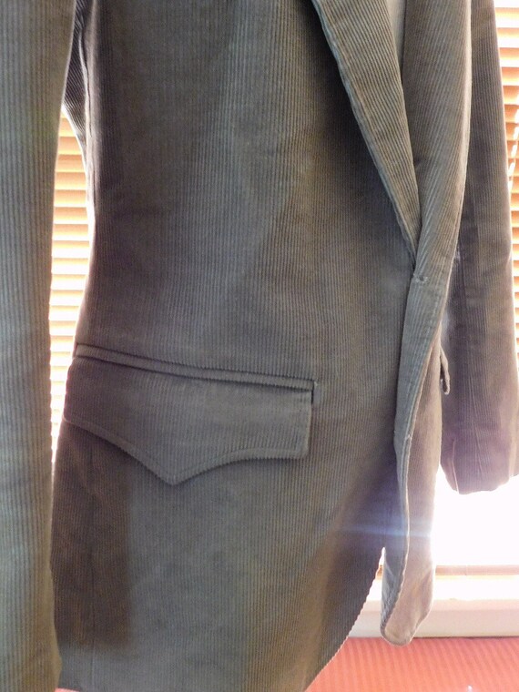 Vintage 70s Tannish Brown PIONEER WEAR Corduroy Blazer Jacket - 44