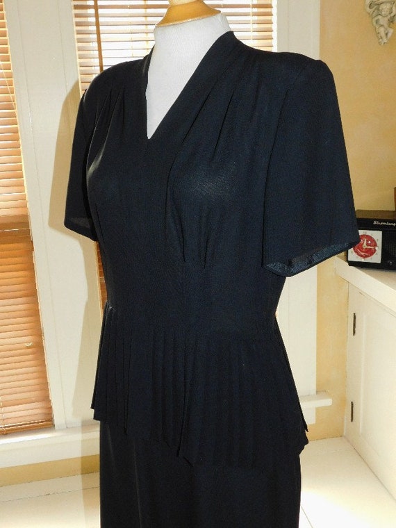 Vintage Peplum Dress