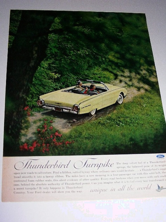 1962 Ford Thunderbird - Etsy