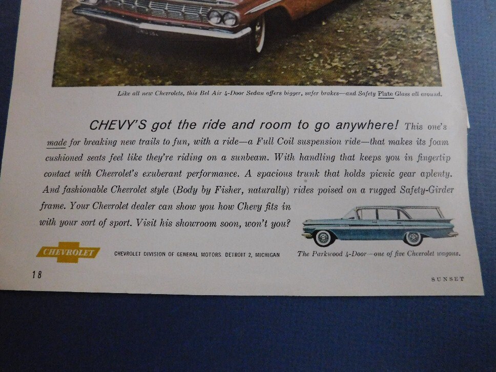 ’s Effects BoR 1959 (週末特価) 1959 Chevrolet - Etsy