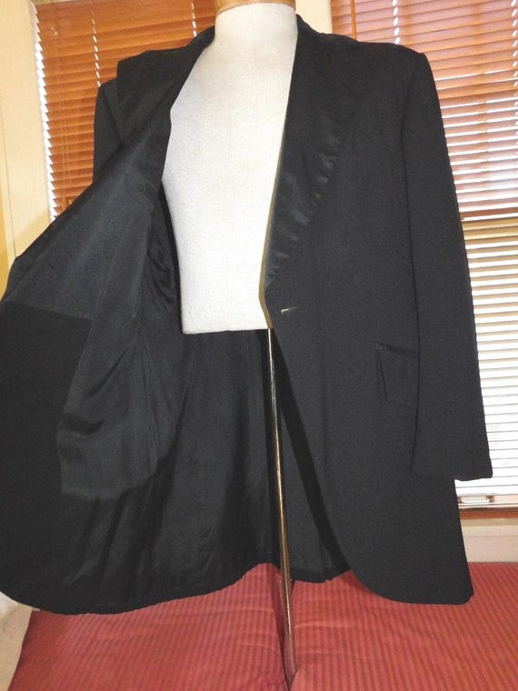 3/4 Tails Tux Jacket 1960's - image 5