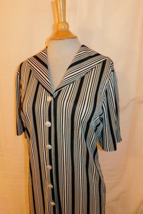 1960's Navy Collar Dress