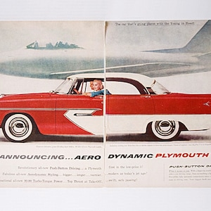 Anúncio de Plymouth de 1956