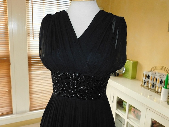 1950's Chiffon Party Dress