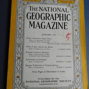 1947 National Geographic image 1