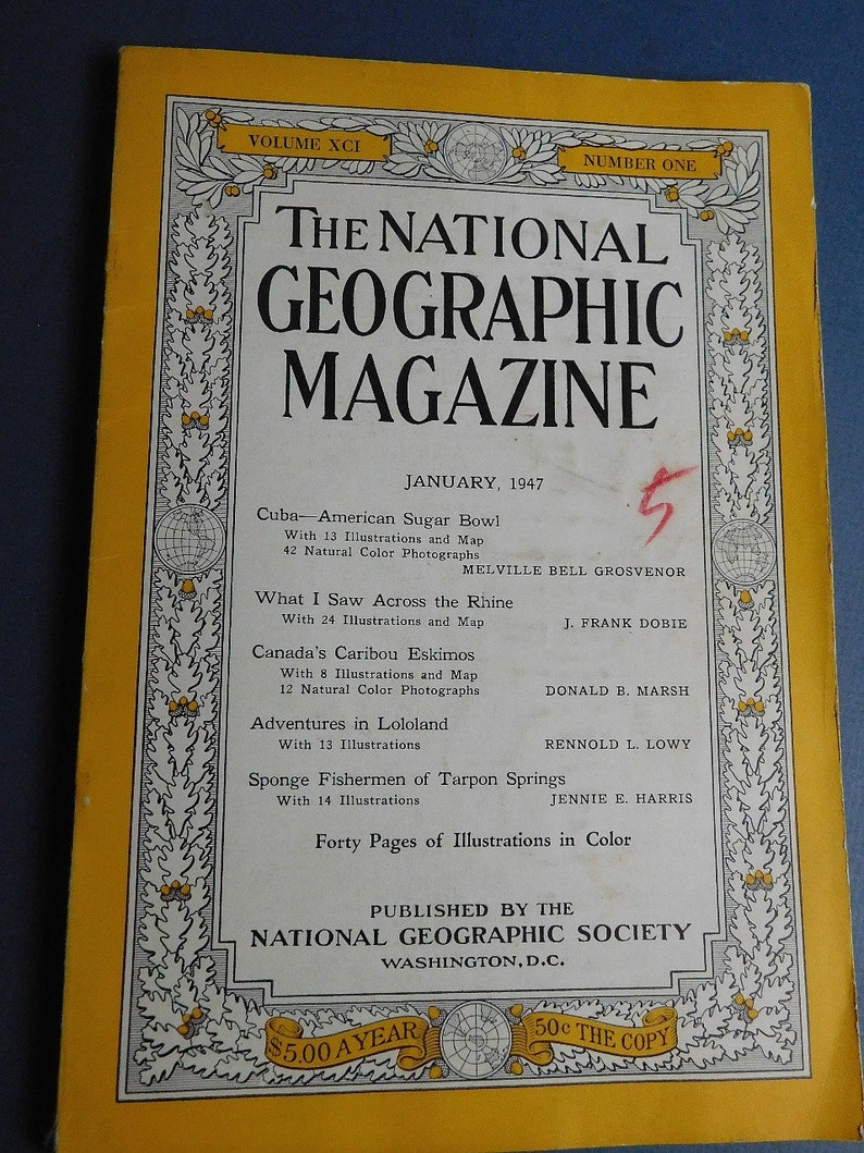 1947 National Geographic image 1