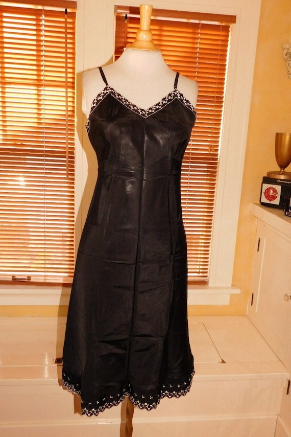 1950's Black Slip