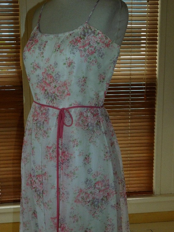 Bianchi 60s Floral Print Dress