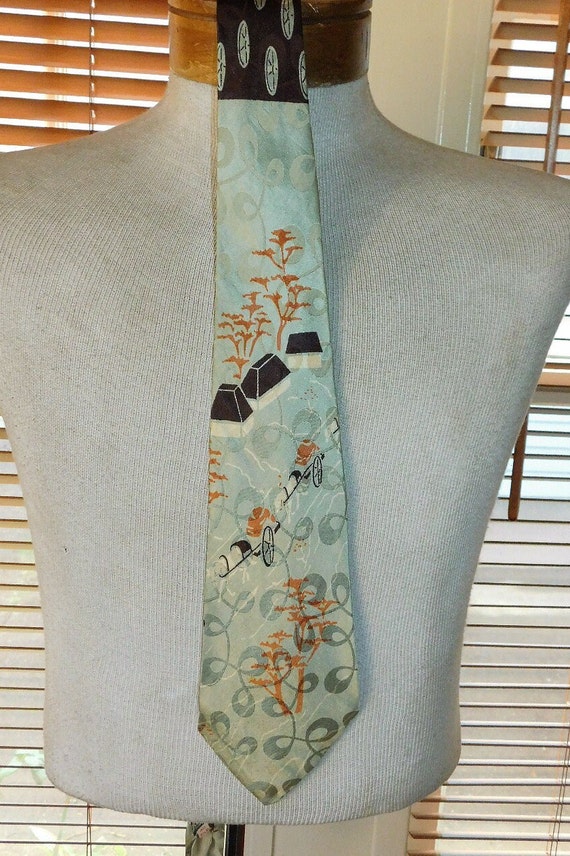 40's Asian Theme Tie