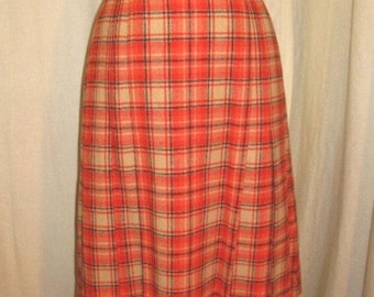1960's Pendleton Skirt