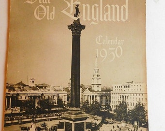 1950 British Wall Calendar