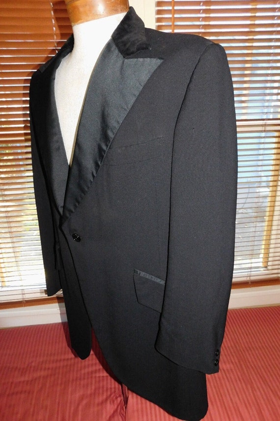 3/4 Tails Tux Jacket 1960's - image 4
