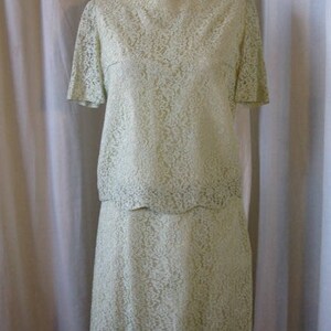 1960&#39;s Lace Two Piece Set