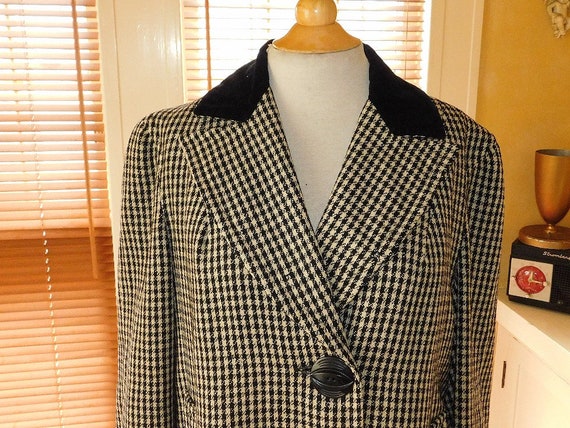 1950s Houndstooth Jacket - image 2