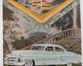 クラシックカー 13インチ x 19インチ 光沢写真 - 1947年式キャデラック