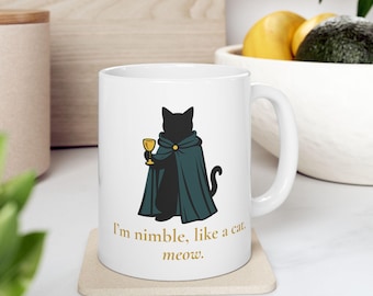 Rob | I'm Nimble Like A Cat. Meow. | Traitors | Mug | Coffee Cup