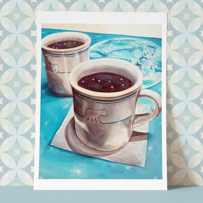 Coffee Shop Constellations Big Dipper Little Dipper / Ursa Etsy