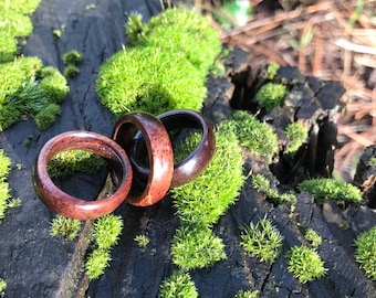 Mens ring, wood ring, rustic Koa ring, mens wood ring, mens wooden ring, wood wedding band, wood wedding ring, womens wood ring, Koa wood